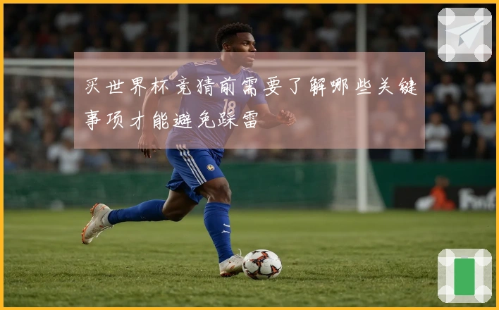 买世界杯竞猜前需要了解哪些关键事项才能避免踩雷